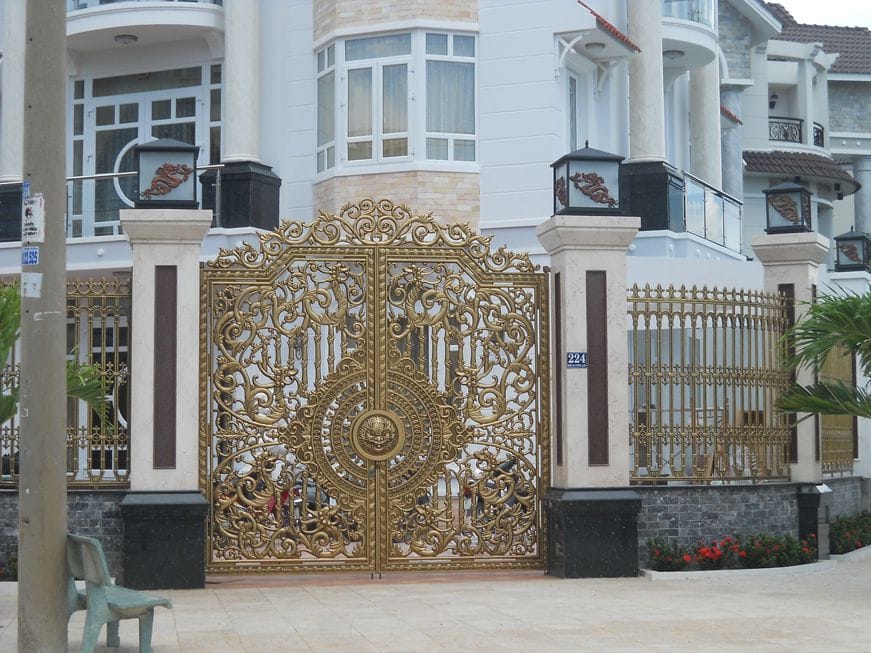 Mẫu trụ cổng đẹp - Lựa chọn trụ cổng thế nào cho nhà